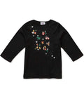Women's Open Back Seasonal Print Top