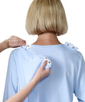 Women's Open Back Seasonal Print Top