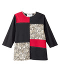 Women's Open Back Patchwork Top