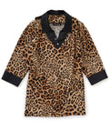 Women's Open Back Collared Top