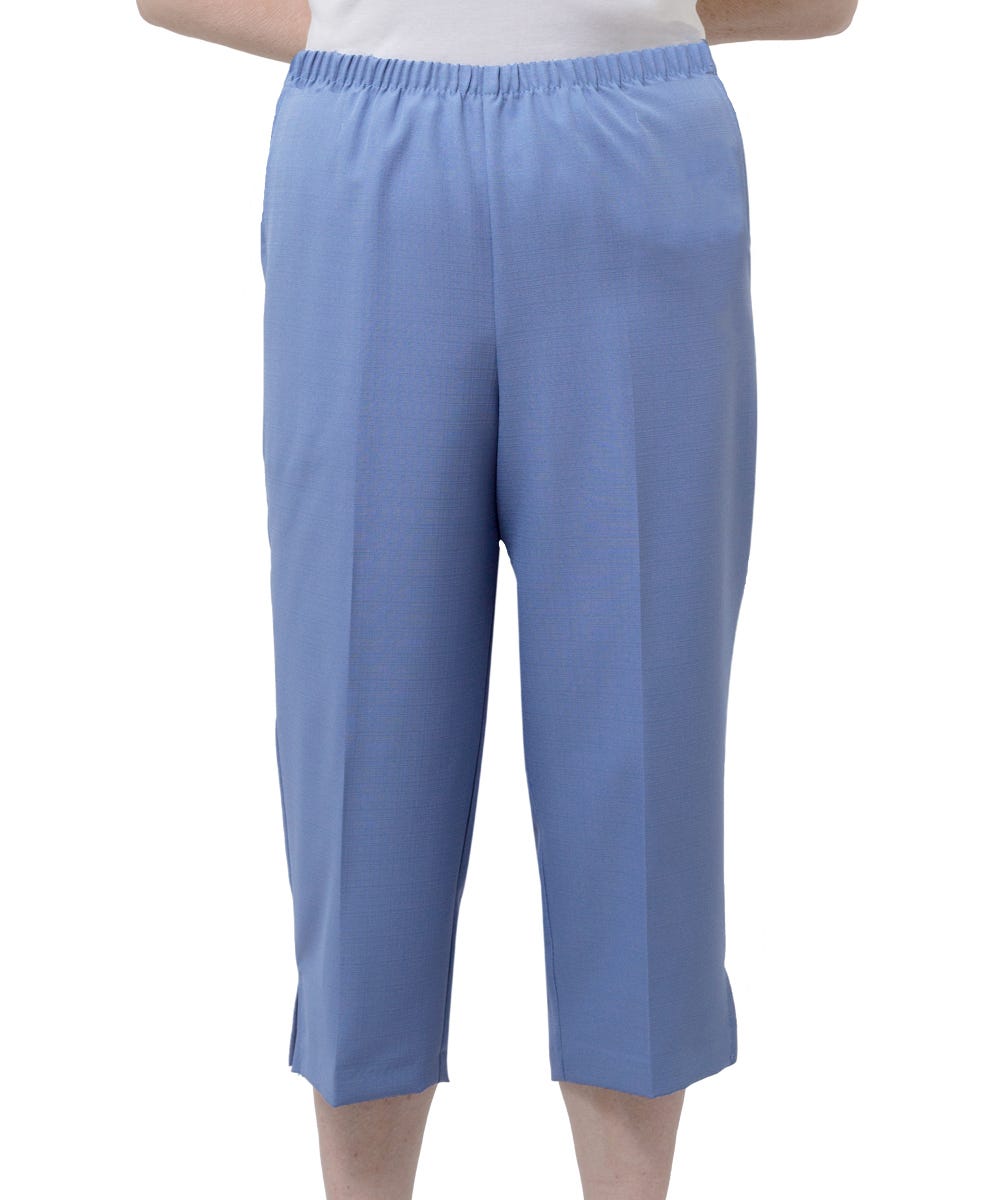Women's Assisted Dressing Open Back Capris