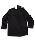 Women's Open Back Tie Front Scarf Blouse