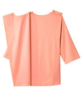 Women's Open Back 3/4 Length Sleeve Top with Embroidery