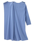 Women's No Peek Hospital & Home Care Long Sleeve Gown - Silverts 7