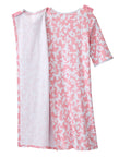 Open Back Knit Nightgown with Lace Trim - Silverts 7