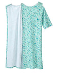 Open Back Knit Nightgown with Lace Trim - Silverts 58