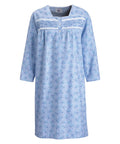 100% Cotton Flannel Hospital Gown with Snaps - Clearance - Silverts 8