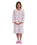 100% Cotton Flannel Hospital Gown with Snaps - Clearance - Silverts 5