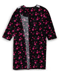 Women's No Peek Open Back Flannel Nightgown