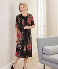 Women's Adaptive Open Back Stylish Twofer Dress