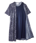 Women's Adaptive Open Back Stylish Twofer Dress