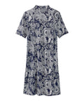 Women's Open Back Collared Dress