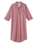 Women's Open Back Collared Nightgown
