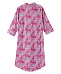 Women's Open Back Collared Nightgown