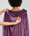 Women's Open Back Velvet Dress