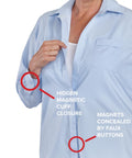 Women's Magnetic Closure Top for Arthritis - Clearance - Silverts 8