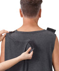 Mens Soft Modal Open Back Undervest - Clearance