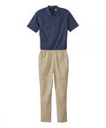 Men's Stay Dressed Jumpsuit with Short Sleeve Polo Shirt - Silverts 2