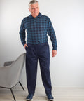Men's Stay Dressed Jumpsuit with Long Sleeve Polo Shirt