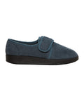 Men’s Soft Slippers with Easy Closures – Adjustable Fit (Regular to Extra Wide)