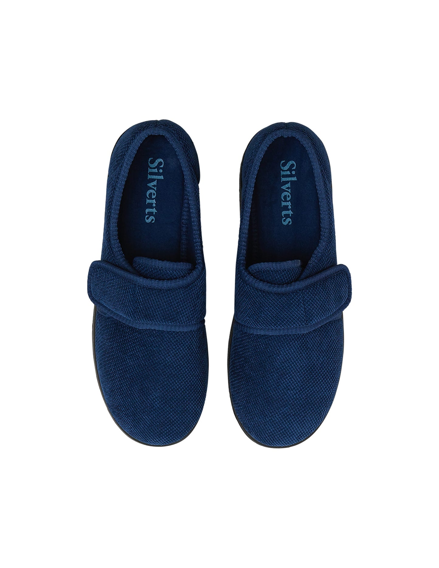 Men’s Soft Slippers with Easy Closures – Adjustable Fit (Regular to Extra Wide)