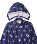 Women's Recovery Rain Jacket with Magnetic Zipper & Detachable Hood