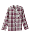 Men's Open Back Top & Pull-On Pant Flannel Pajama Set