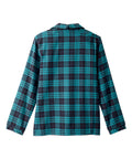 Men's Open Back Top & Pull-On Pant Flannel Pajama Set