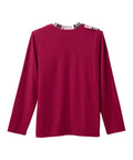 Women's Open Back Patchwork Top