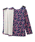 Women's Open Back Pleated Panel Top