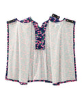 Women's Open Back Pleated Panel Top
