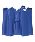 Women's Open Back Pleated Panel Top