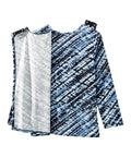 Women's Open Back Pleated Panel Top