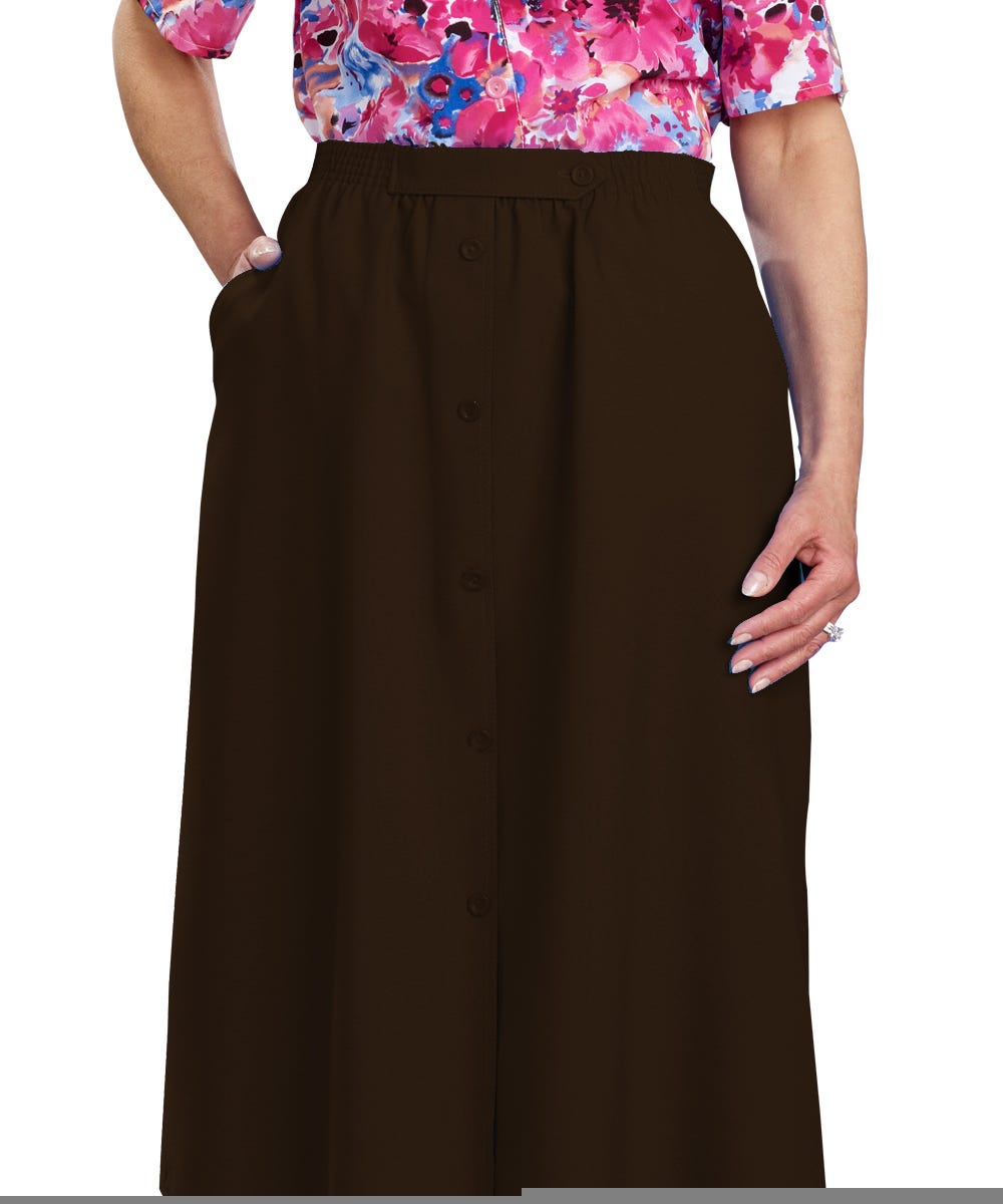 Womens Conventional Elastic Waist Skirt