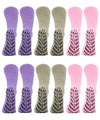 Unisex Hospital Slipper-Grip Socks - 6 Pack - Clearance