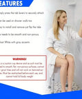 2-Pack: Shower Handle Grab Bars For Bathtubs And Showers
