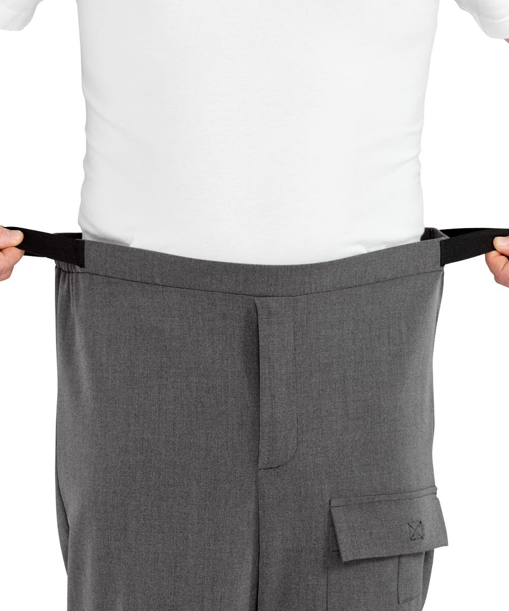 Men's Easy Grip Pull On Cargo Pants - Clearance