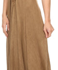 Sakkas Egan Women's Long Embroidered Caftan Dress / Cover Up With Embroidered Cap Sleeves