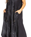 Sakkas Starlight Fourth Women's Tie Dye Caftan Tank Dress/Cover Up  Beach Kaftan