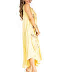 Sakkas Starlight Fourth Women's Tie Dye Caftan Tank Dress/Cover Up  Beach Kaftan