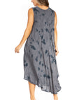Sakkas Starlight Fourth Women's Tie Dye Caftan Tank Dress/Cover Up  Beach Kaftan