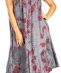 Sakkas Starlight Fourth Women's Tie Dye Caftan Tank Dress/Cover Up  Beach Kaftan