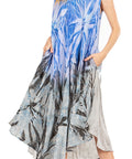 Sakkas Starlight Fourth Women's Tie Dye Caftan Tank Dress/Cover Up  Beach Kaftan