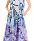 Sakkas Starlight Fourth Women's Tie Dye Caftan Tank Dress/Cover Up  Beach Kaftan