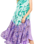 Sakkas Starlight Fourth Women's Tie Dye Caftan Tank Dress/Cover Up  Beach Kaftan