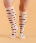 Knee-High Compression Socks - Stripes