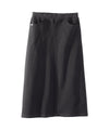 Women's Self Dressing Pull-On Denim Midi Skirt