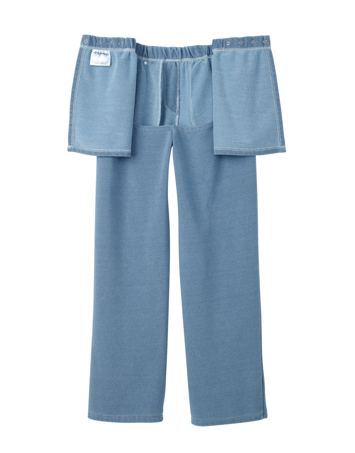 Women's Open Back Sweat Pant Jean - Silverts 3