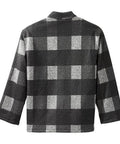 Men's Magnetic Closure Sherpa Lined Shirt Jacket