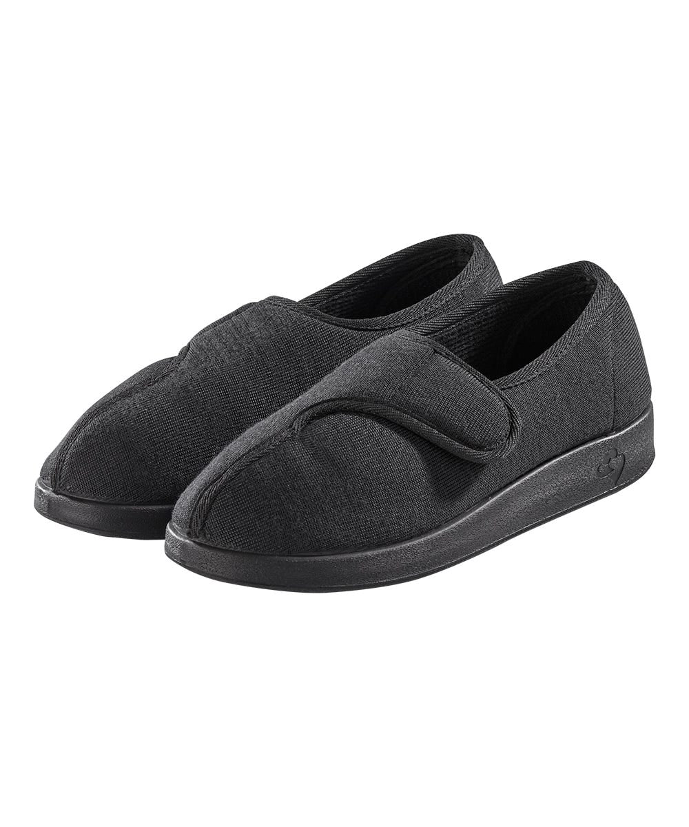 Women’s Soft Slippers with Easy Closures – Adjustable Fit (Regular to Extra Wide)